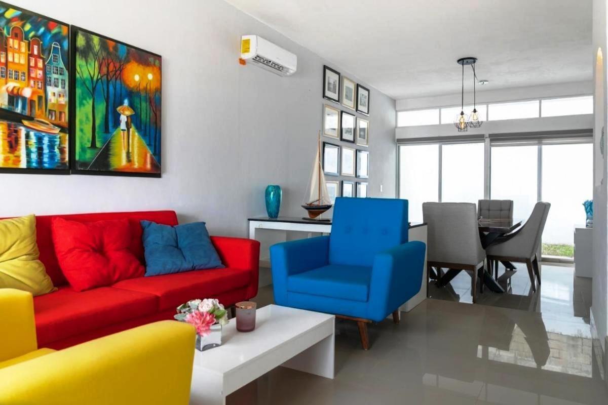 Confortable Casa En Cozumel, Condominio Con Vista Al Mar # 10 מראה חיצוני תמונה